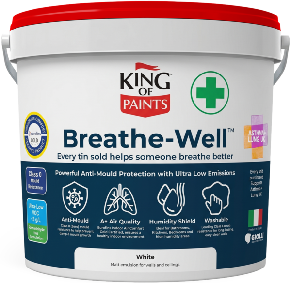 Breathe Well Anti Mould & Ultra Low Emission Paint